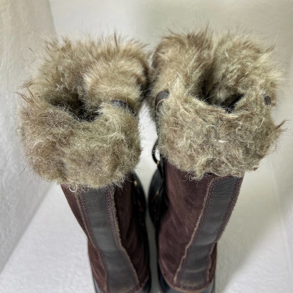 Sorel Joan of Artic suede snow boots Cattail size 8.5 - Picture 13 of 15
